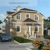 проект дома KDM-1405 общ. площадь 141.14 м2