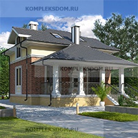 проект дома KDM-13757 общ. площадь 83.50 м2