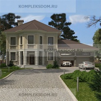 проект дома KDM-1687 общ. площадь 243.55 м2