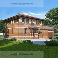 проект дома KDM-210999 общ. площадь 161.25 м2