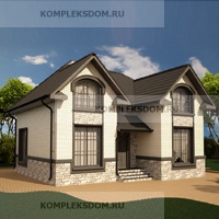 проект дома KDM-1458 общ. площадь 146.30 м2