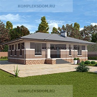 проект дома KDM-296074 общ. площадь 232.30 м2