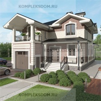 проект дома KDM-1565 общ. площадь 260.85 м2
