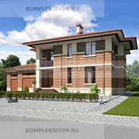 проект дома KDM-206729 общ. площадь 170.00 м2