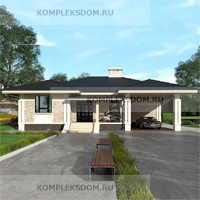 проект дома KDM-2040 общ. площадь 101.90 м2