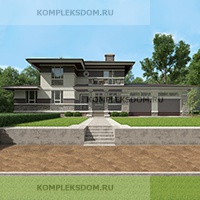 проект дома KDM-297653 общ. площадь 450.50 м2
