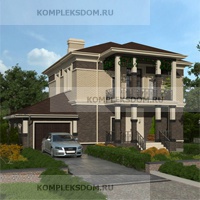 проект дома KDM-1599 общ. площадь 208.45 м2