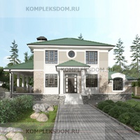 проект дома KDM-1740 общ. площадь 276.15 м2