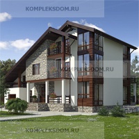 проект дома KDM-2476 общ. площадь 338.70 м2