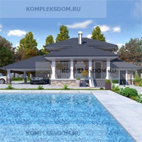 проект дома KDM-2468 общ. площадь 103.65 м2