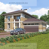 проект дома KDM-211095 общ. площадь 259.75 м2