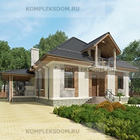проект дома KDM-2637 общ. площадь 175.10 м2