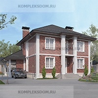 проект дома KDM-2686 общ. площадь 175.10 м2