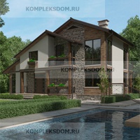 проект дома KDM-1665 общ. площадь 211.70 м2
