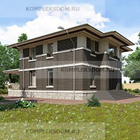 проект дома KDM-210915 общ. площадь 276.15 м2