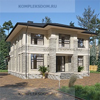 проект дома KDM-301806 общ. площадь 207.15 м2