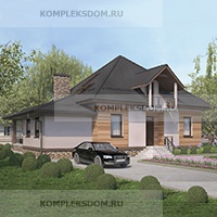 проект дома KDM-154708 общ. площадь 199.15 м2