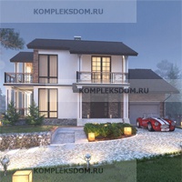 проект дома KDM-1860 общ. площадь 330.35 м2