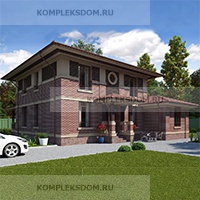 проект дома KDM-162333 общ. площадь 171.30 м2