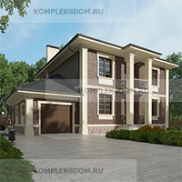 проект дома KDM-2666 общ. площадь 198.75 м2