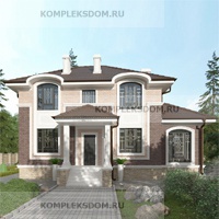 проект дома KDM-1523 общ. площадь 135.85 м2