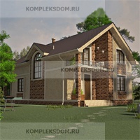 проект дома KDM-1921 общ. площадь 176.60 м2