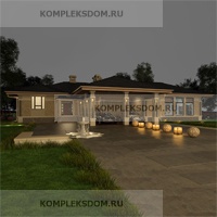 проект дома KDM-1389 общ. площадь 186.05 м2