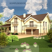 проект дома KDM-1894 общ. площадь 407.60 м2