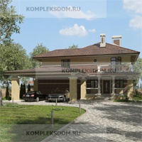 проект дома KDM-211098 общ. площадь 231.15 м2