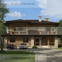 проект дома KDM-1590 общ. площадь 249.70 м2
