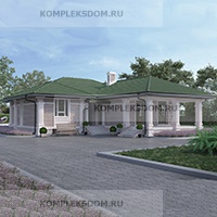 проект дома KDM-2600 общ. площадь 299.20 м2