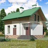 проект дома KDM-210897 общ. площадь 90.60 м2