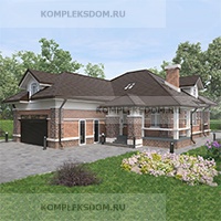 проект дома KDM-2617 общ. площадь 379.50 м2