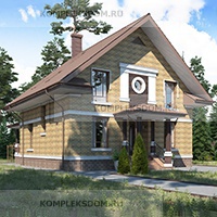 проект дома KDM-211130 общ. площадь 201.35 м2