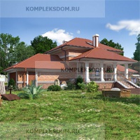 проект дома KDM-2516 общ. площадь 140.90 м2