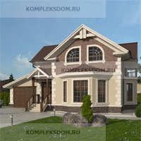 проект дома KDM-2095 общ. площадь 256.05 м2