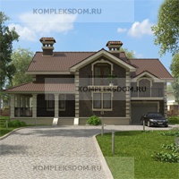 проект дома KDM-1830 общ. площадь 362.90 м2