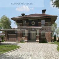 проект дома KDM-1406 общ. площадь 197.15 м2