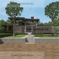 проект дома KDM-1803 общ. площадь 340.05 м2