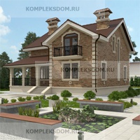 проект дома KDM-1455 общ. площадь 182.85 м2
