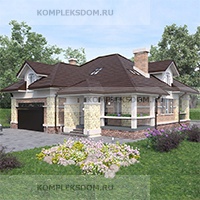 проект дома KDM-2621 общ. площадь 312.95 м2
