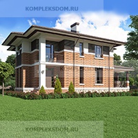 проект дома KDM-211206 общ. площадь 179.40 м2