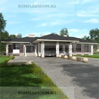проект дома KDM-1388 общ. площадь 186.10 м2