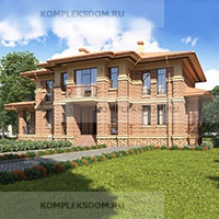 проект дома KDM-211219 общ. площадь 258.40 м2