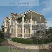 проект дома KDM-1403 общ. площадь 141.15 м2