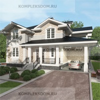 проект дома KDM-1395 общ. площадь 176.55 м2