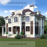 проект дома KDM-2063 общ. площадь 195.75 м2