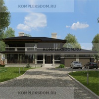 проект дома KDM-210922 общ. площадь 315.05 м2