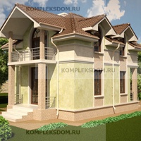 проект дома KDM-1953 общ. площадь 99.18 м2
