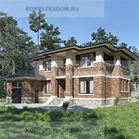 проект дома KDM-217174 общ. площадь 409.45 м2